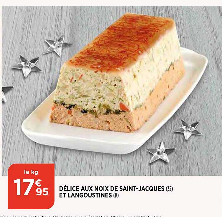 délice aux noix de saint-jacques et langoustines