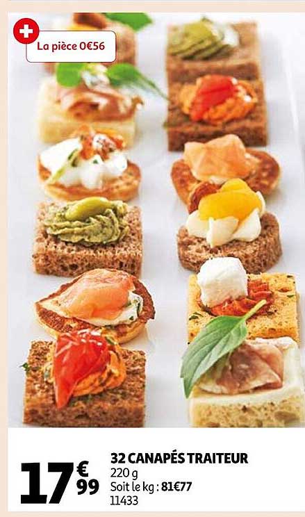 32 Canapés Traiteur