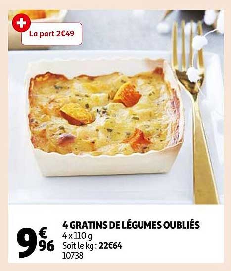 4 gratins de légumes oubliés