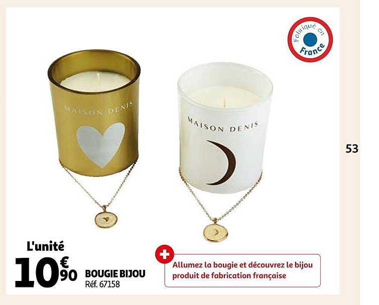 bougie bijou