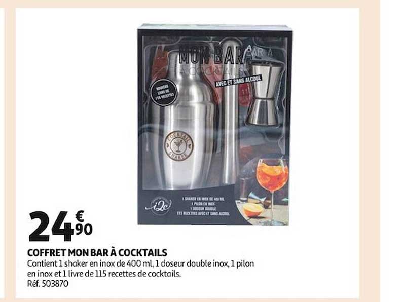 coffret mon bar à cocktails