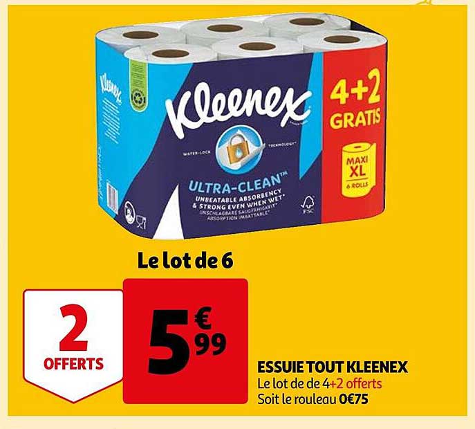 essuie tout kleenex