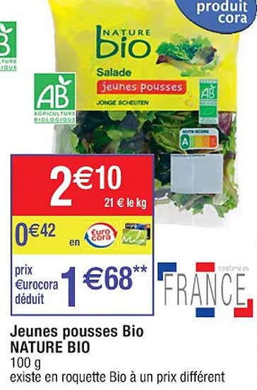 jeunes pousses bio nature bio