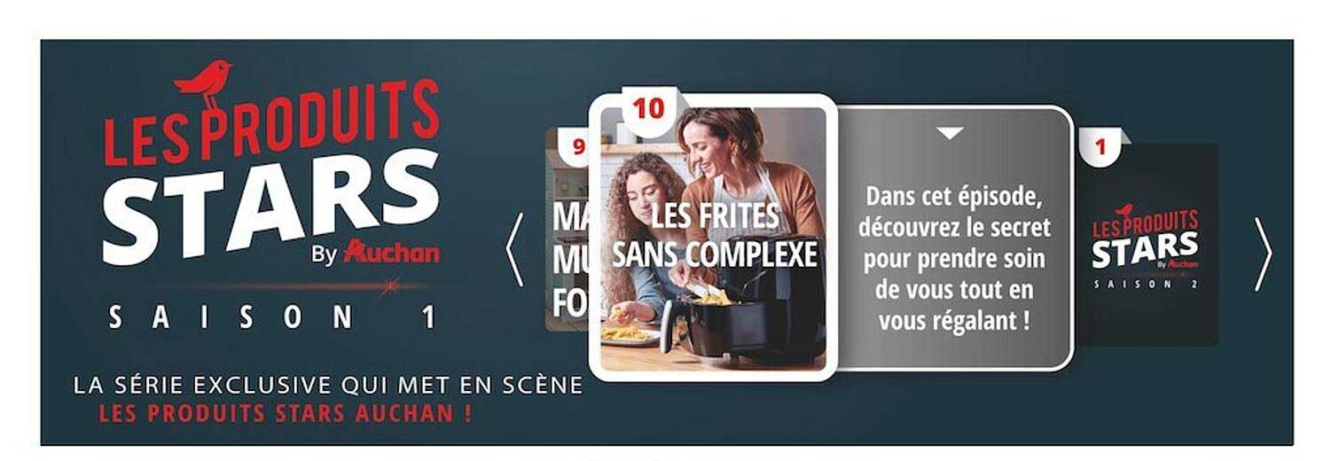 les produits stars by auchan