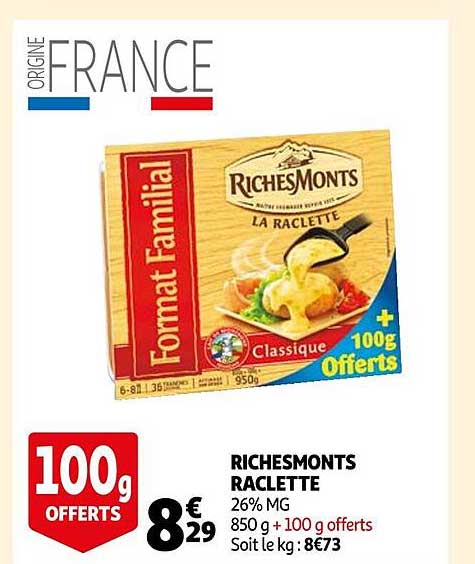 riches monts raclette