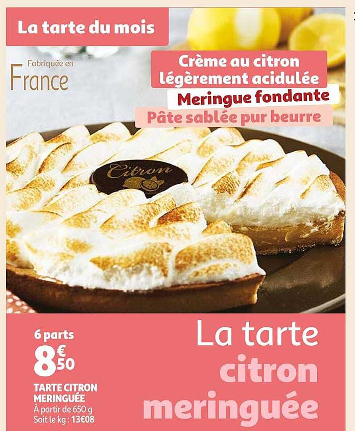 Tarte Citron Meringué