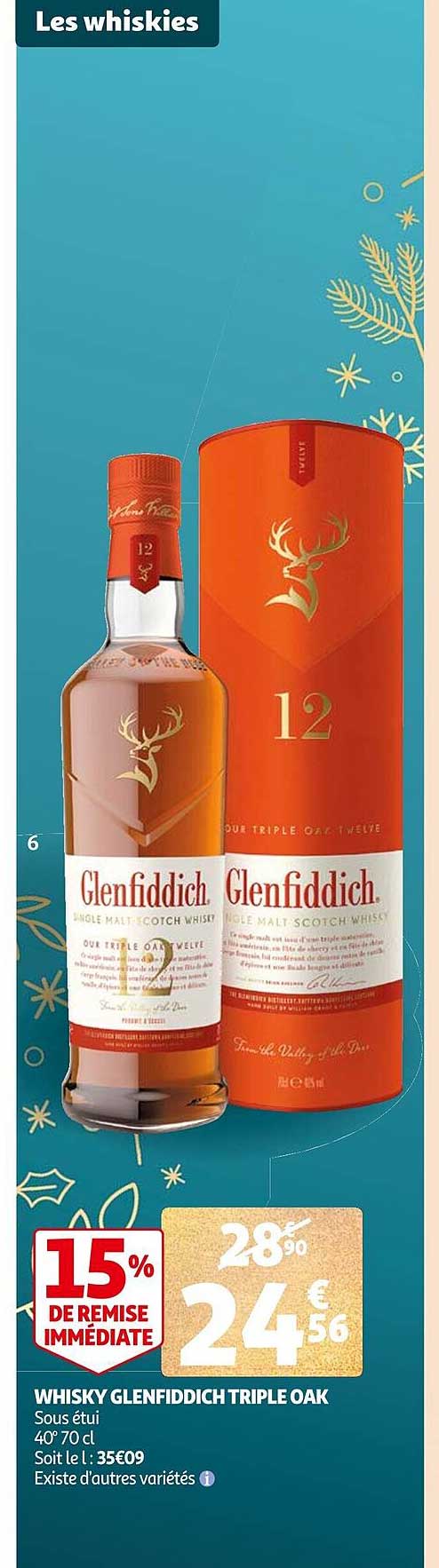 Whisky Glenfiddich Triple Oak