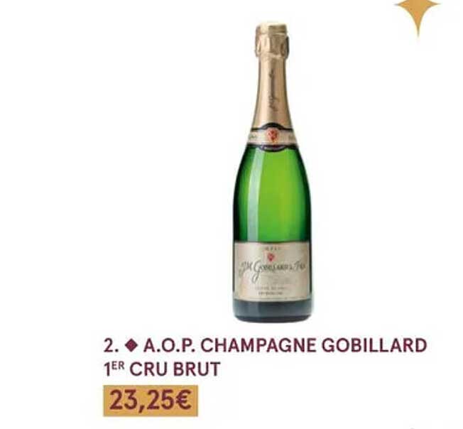 a.o.p. champagne gobillard 1er cru brut