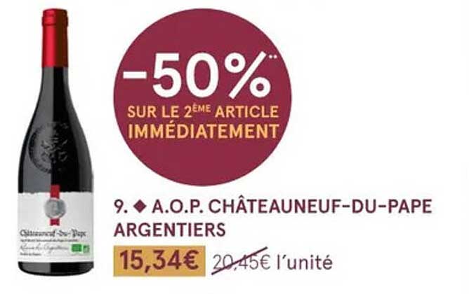 a.o.p. châteauneuf-du-pape argentiers