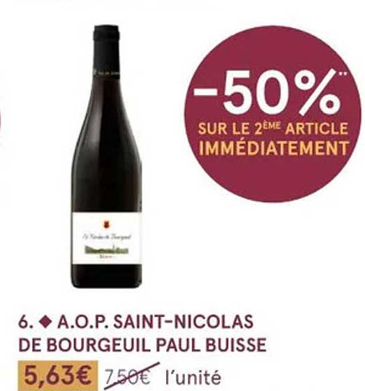 a.o.p. Saint-Nicolas de bourgeuil paul buisse