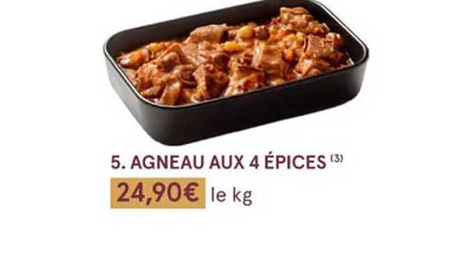 Agneau Aux 4 épices