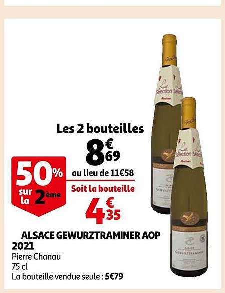 Alsace Gewurztraminer Aop 2021 Pierre Chanou