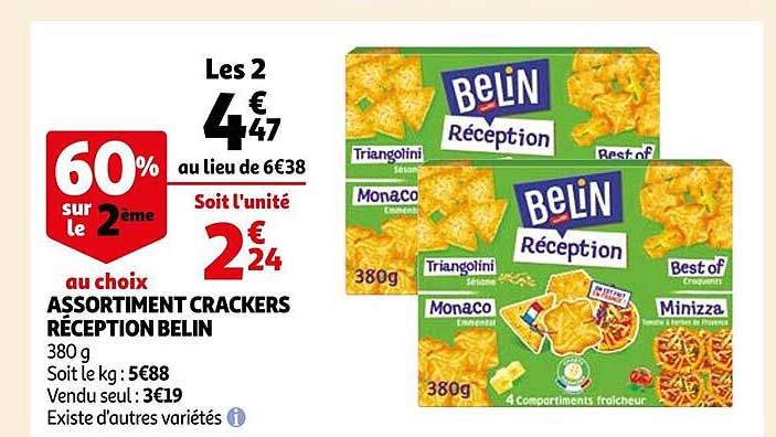 Assortiment Crackers Réception Belin