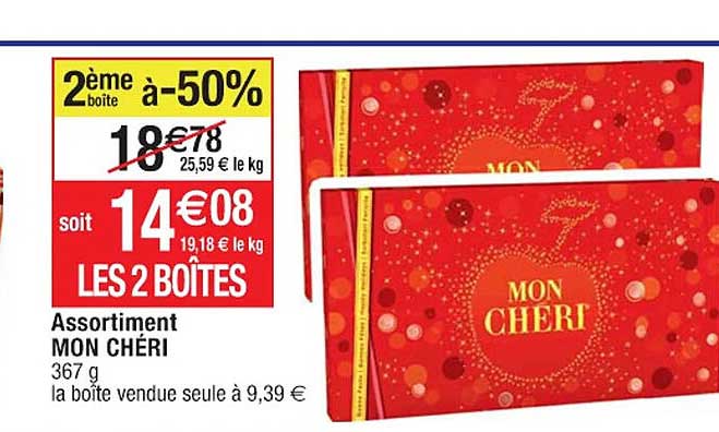 assortiment mon chéri