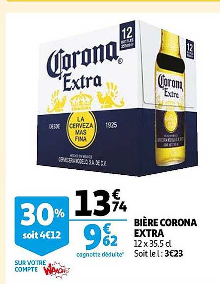 Bière Corona Extra