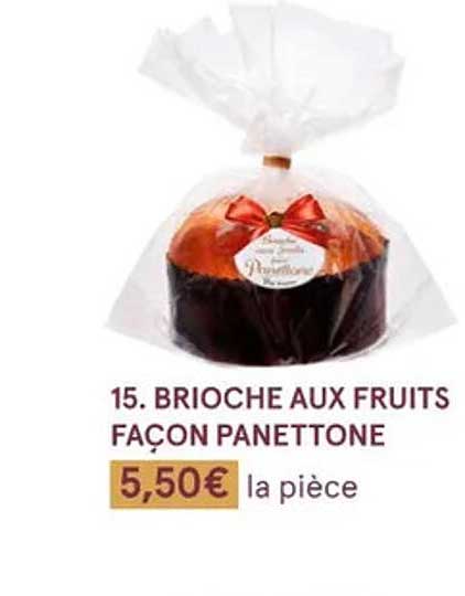 Brioche Aux Fruits Façon Panettone