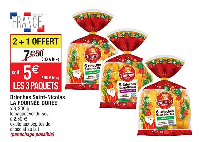 brioches Saint-Nicolas la fournée dorée