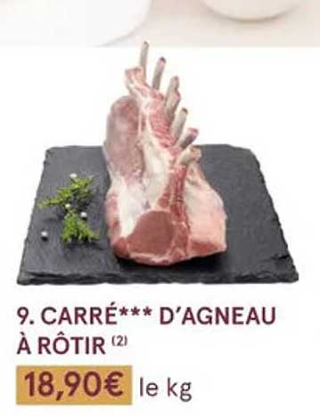 carré*** d'agneau à rôtir