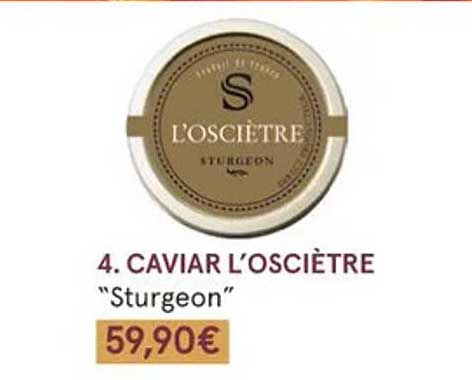 caviar l'osciètre "sturgeon"