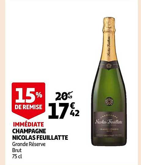 champagne nicolas feuillatte grande réserve brut