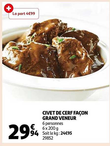 civet de cerf façon grand veneur