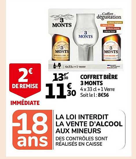 coffret bière 3 monts
