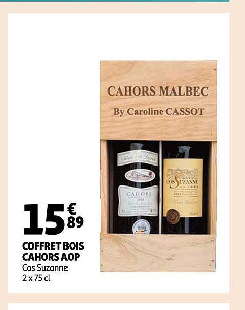 coffret bois cahors aop cos suzanne