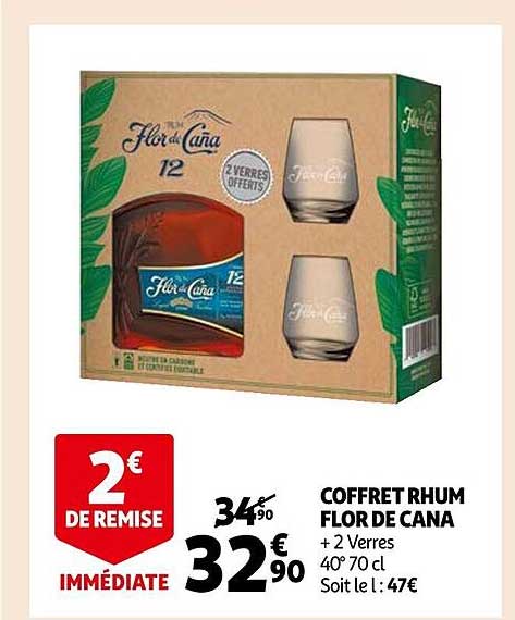 coffret rhum flor de cana
