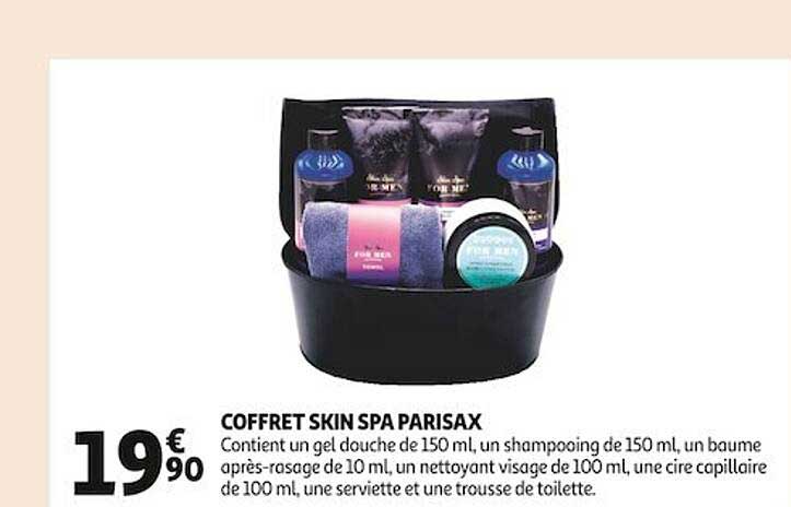 coffret skin spa parisax