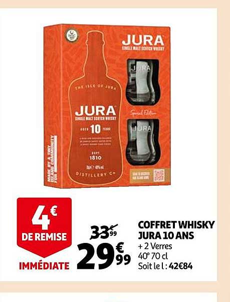 coffret whisky jura 10 ans