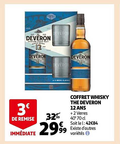 coffret whisky the deveron 12 ans