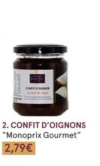 confit d'oignons "monoprix gourmet"