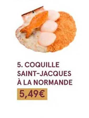 coquille saint-jacques à la normande