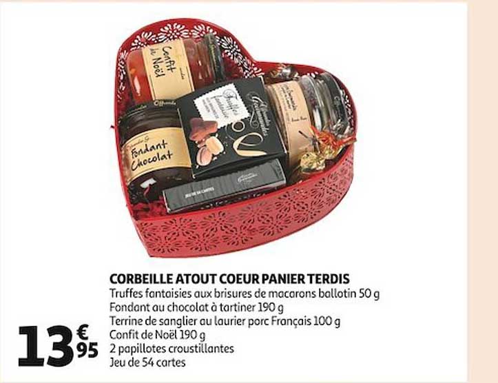 corbeille atout cœur panier terdis