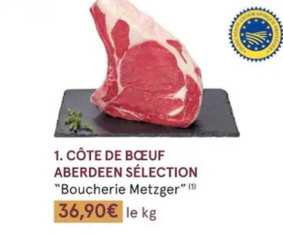 côte de bœuf aberdeen sélection "boucherie metzger"