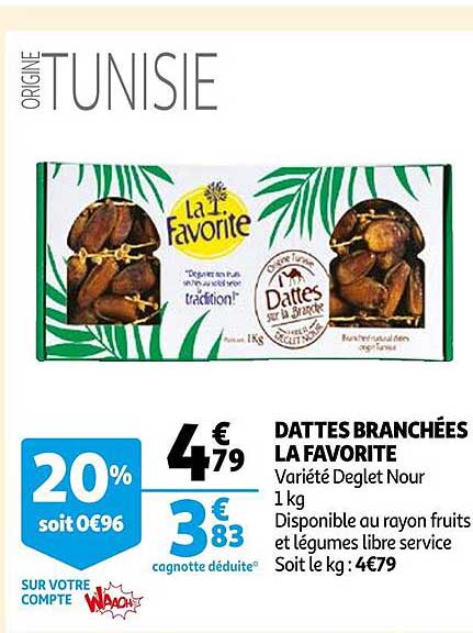 dattes branchées la favorite