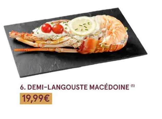 demi-langouste macédoine