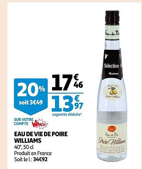 Eau De Vie De Poire Williams