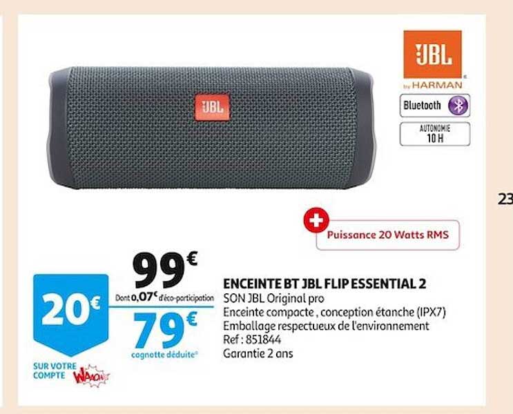 enceinte bt jbl flip essential 2