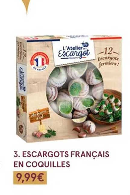 Escargots Français En Coquilles