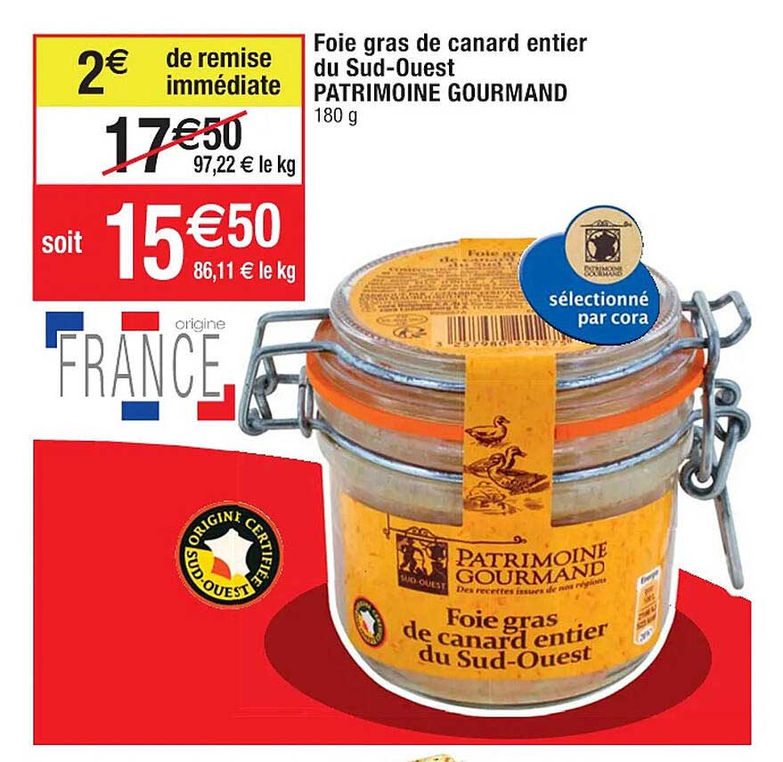foie gras de canard entier du sud-ouest patrimoine gourmand