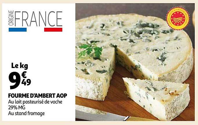 fourme d'ambert aop