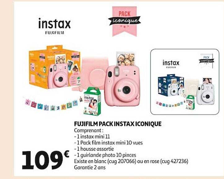 fujifilm pack instax iconique