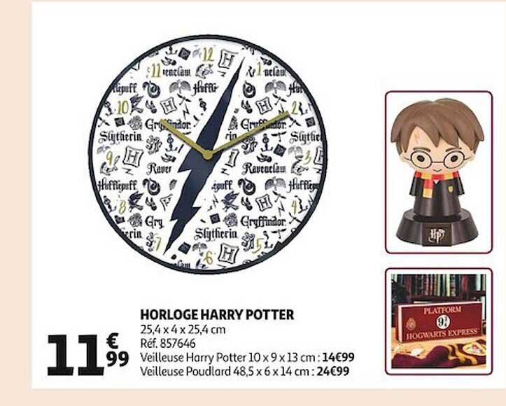 horloge harry potter