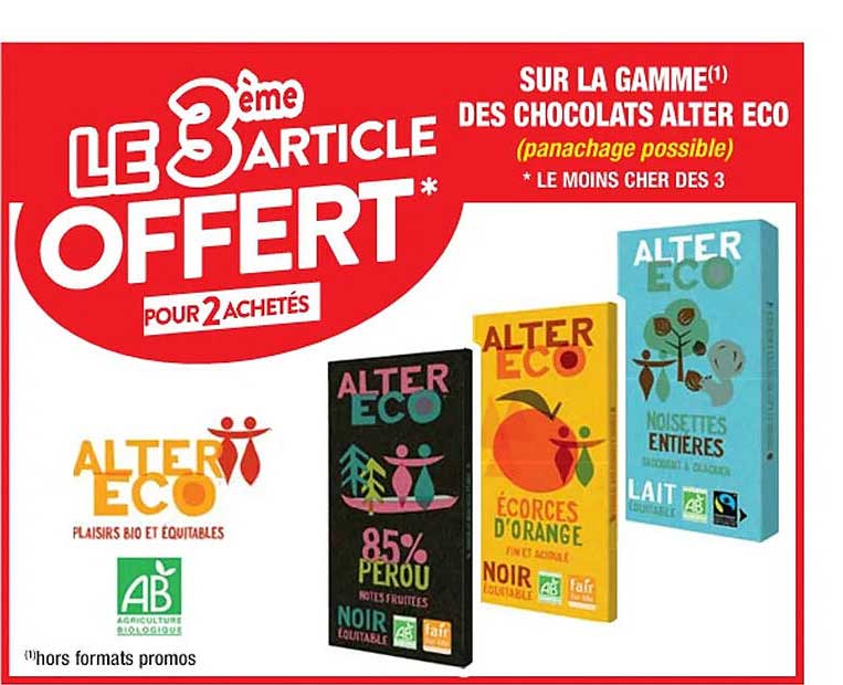 La Gamme Des Chocolats Alter Eco