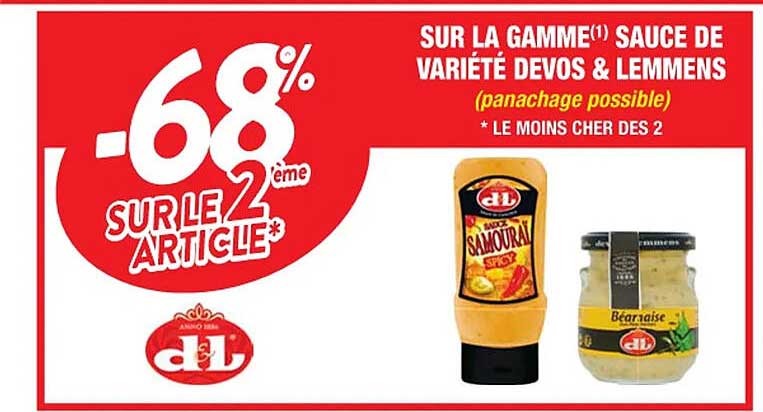 la gamme sauce de variété devos & lemmens
