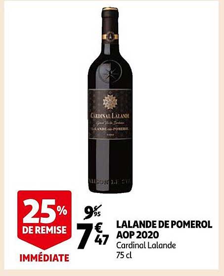 lalande de pomerol aop 2020 cardinal lalande