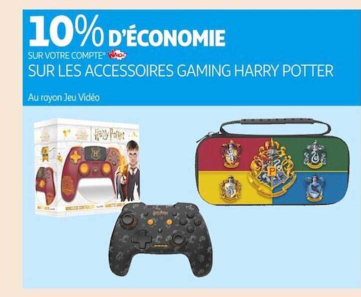les accessoires gaming harry potter