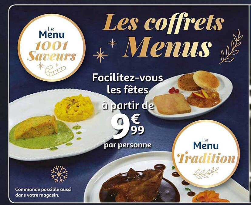 les coffrets menus