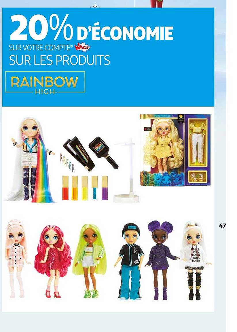 les produits rainbow high